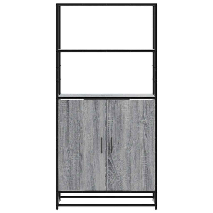 Dulap Nalt Gri Sonoma 68X35X139 Cm Lemn Prelucrat