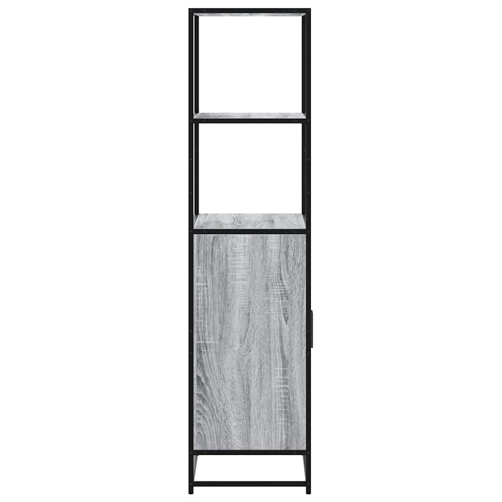 Dulap Nalt Gri Sonoma 68X35X139 Cm Lemn Prelucrat