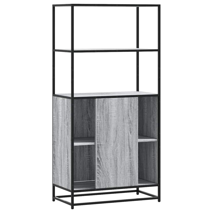 Dulap Nalt Gri Sonoma 68X35X139 Cm Lemn Prelucrat