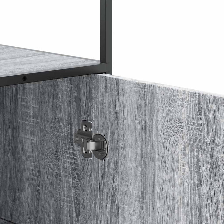 Dulap Nalt Gri Sonoma 68X35X139 Cm Lemn Prelucrat