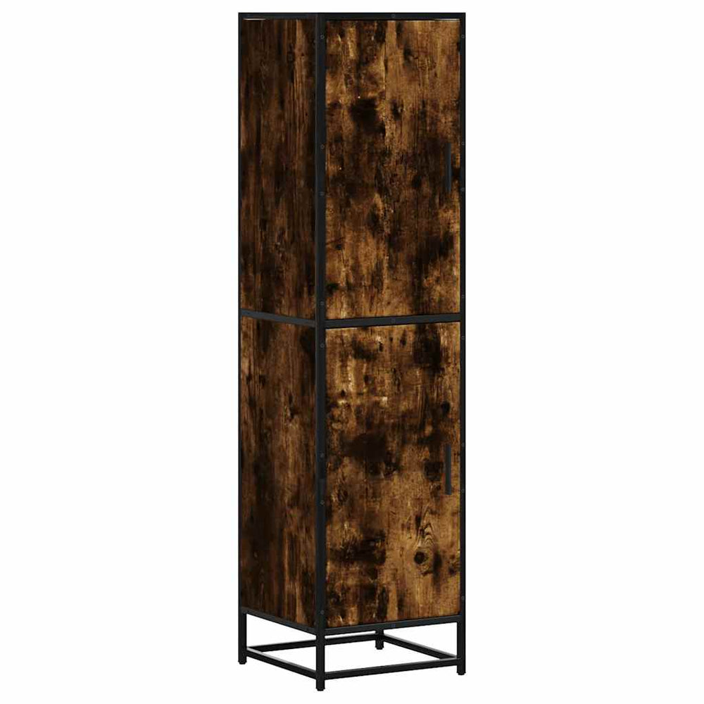 Dulapuru 35,5X35X139 Cm Lemn Și Metal Prelucrat