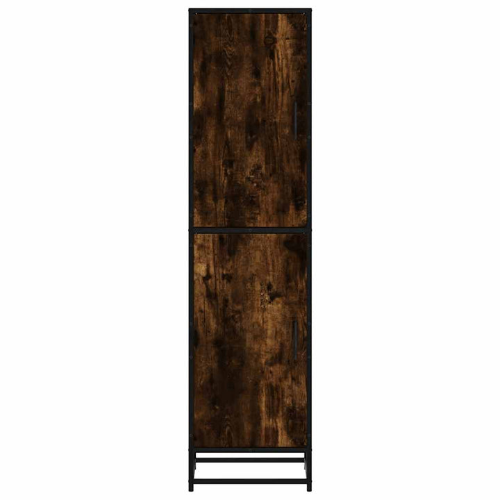 Dulapuru 35,5X35X139 Cm Lemn Și Metal Prelucrat