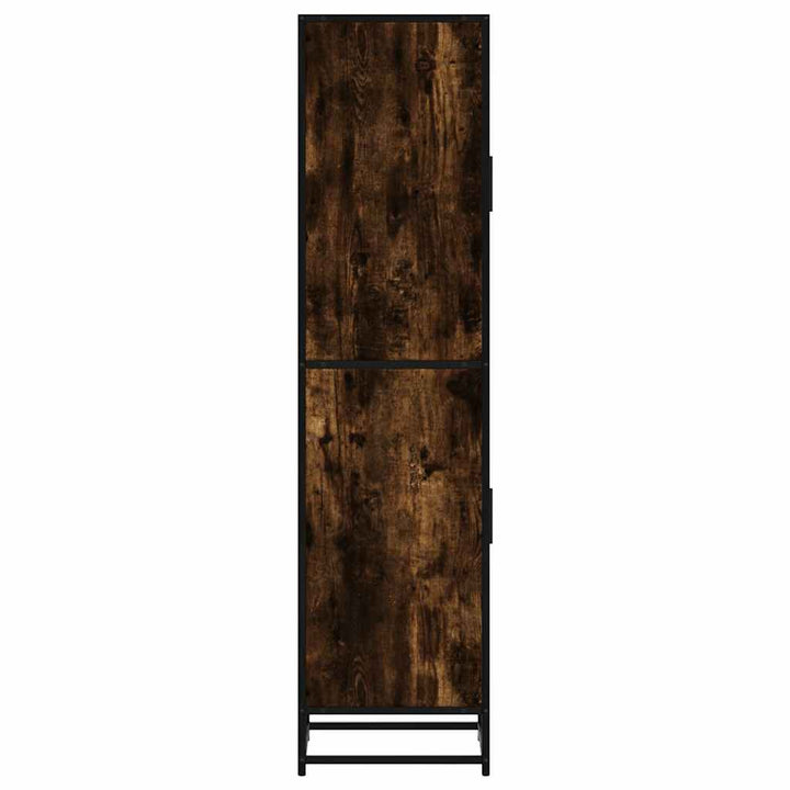 Dulapuru 35,5X35X139 Cm Lemn Și Metal Prelucrat