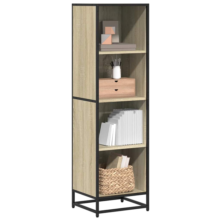 Bibliotecă, Stejar Fumuriu, 40X35X170,5 Cm, Lemn Prelucrat