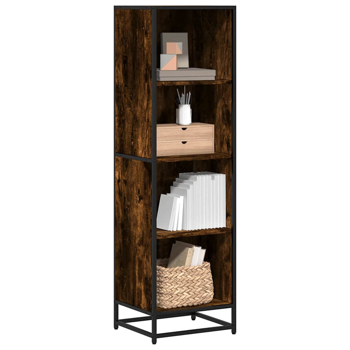 Bibliotecă, Stejar Fumuriu, 40X35X170,5 Cm, Lemn Prelucrat