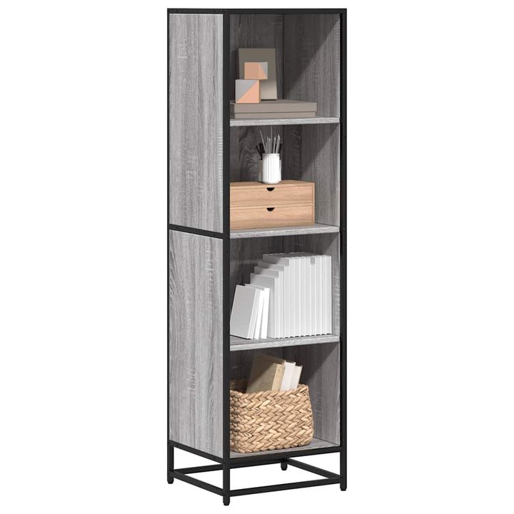 Bibliotecă, Stejar Fumuriu, 40X35X170,5 Cm, Lemn Prelucrat