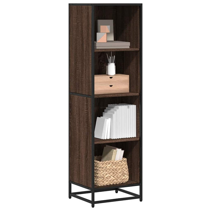 Bibliotecă, Stejar Fumuriu, 40X35X170,5 Cm, Lemn Prelucrat