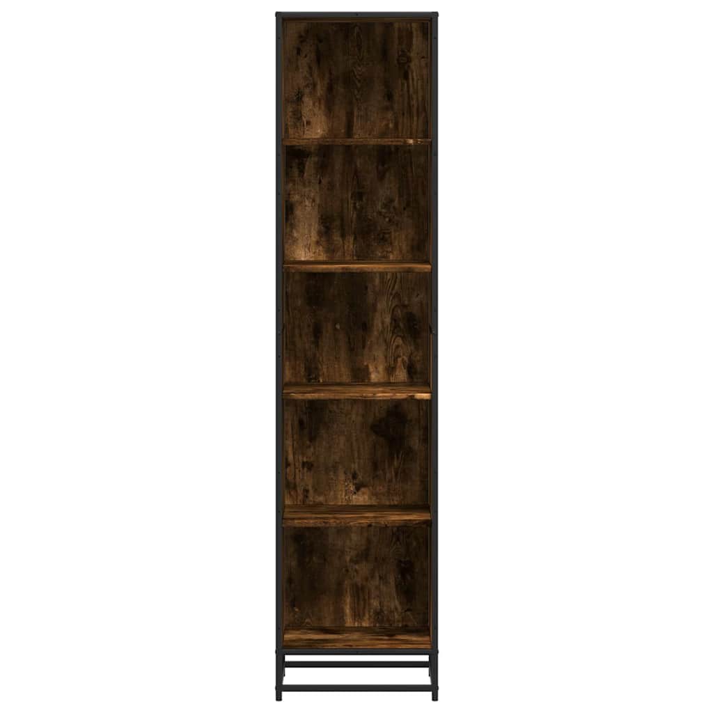 Bibliotecă, Stejar Fumuriu, 40X35X170,5 Cm, Lemn Prelucrat