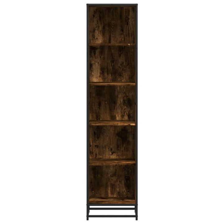 Bibliotecă, Stejar Fumuriu, 40X35X170,5 Cm, Lemn Prelucrat