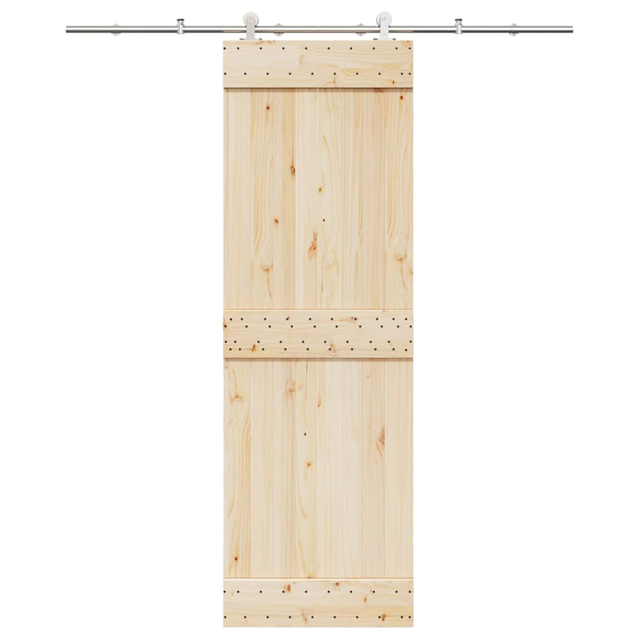 Set Piese Pentru Ușă Glisantă, Argintiu, 200 Cm Oțel Inoxidabil