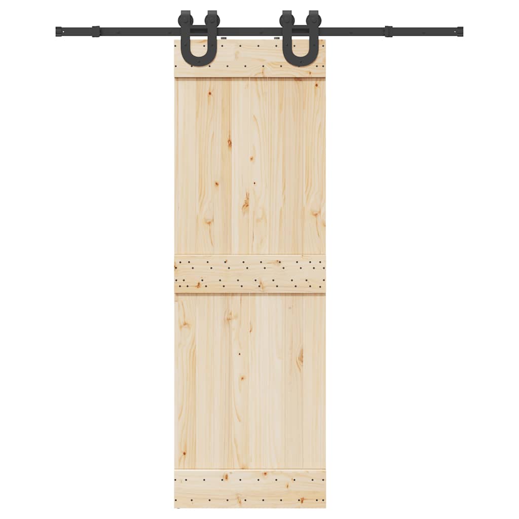 Set Feronerie Pentru Uși Glisante, Negru, , Oțel