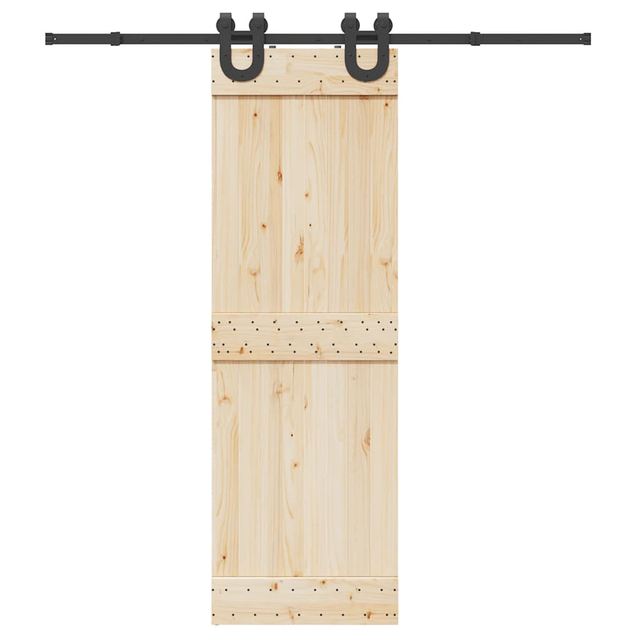 Set Feronerie Pentru Uși Glisante, Negru, , Oțel