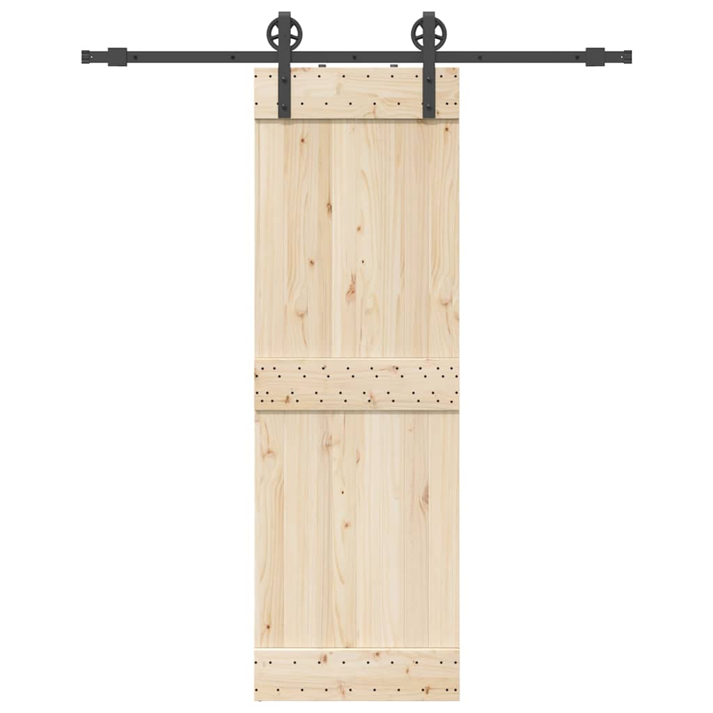 Set Feronerie Pentru Uși Glisante, Negru, , Oțel