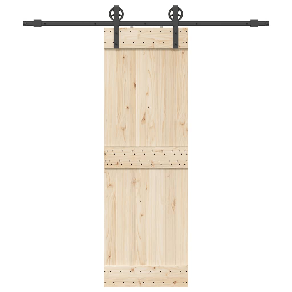 Set Feronerie Pentru Uși Glisante, Negru, , Oțel