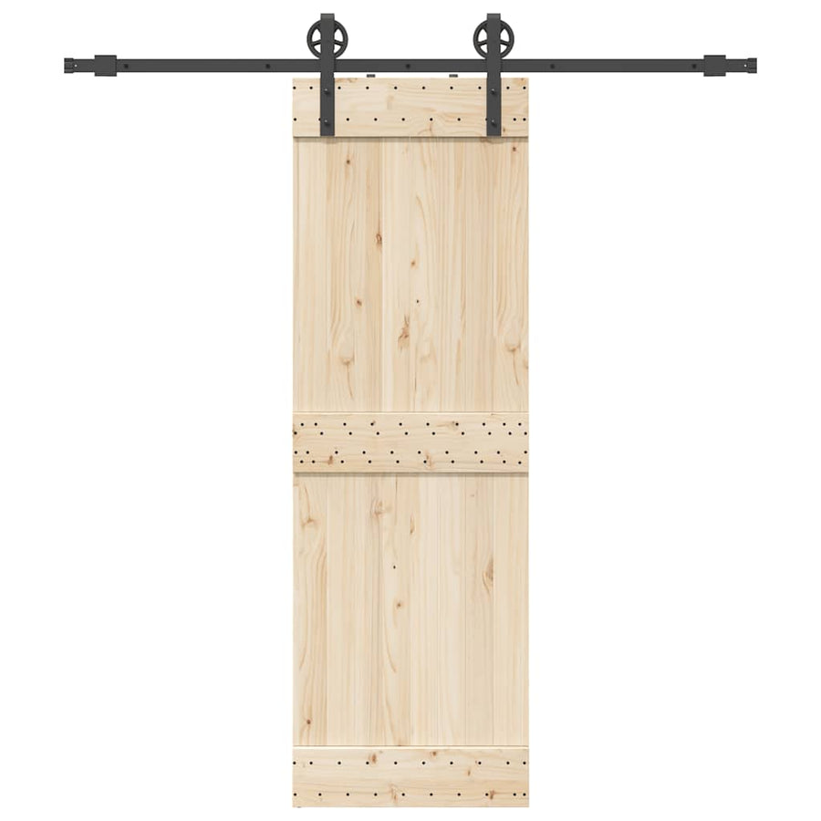Set Feronerie Pentru Uși Glisante, Negru, , Oțel