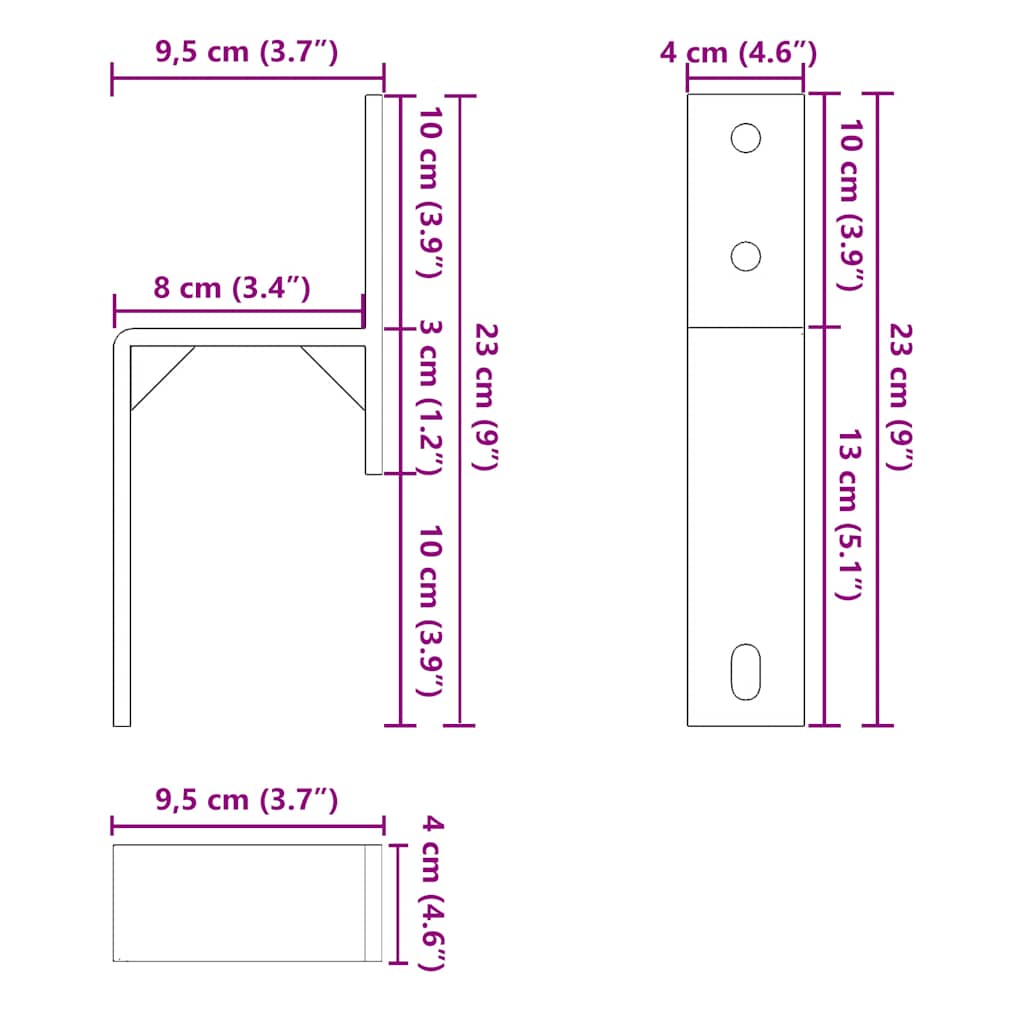 Suporturi De Ocolire A Ușii Hambar 5 Buc Pentru Șine Plate