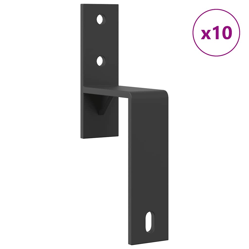 Set Feronerie Pentru Uși Glisante, Negru, 305 Cm, Oțel