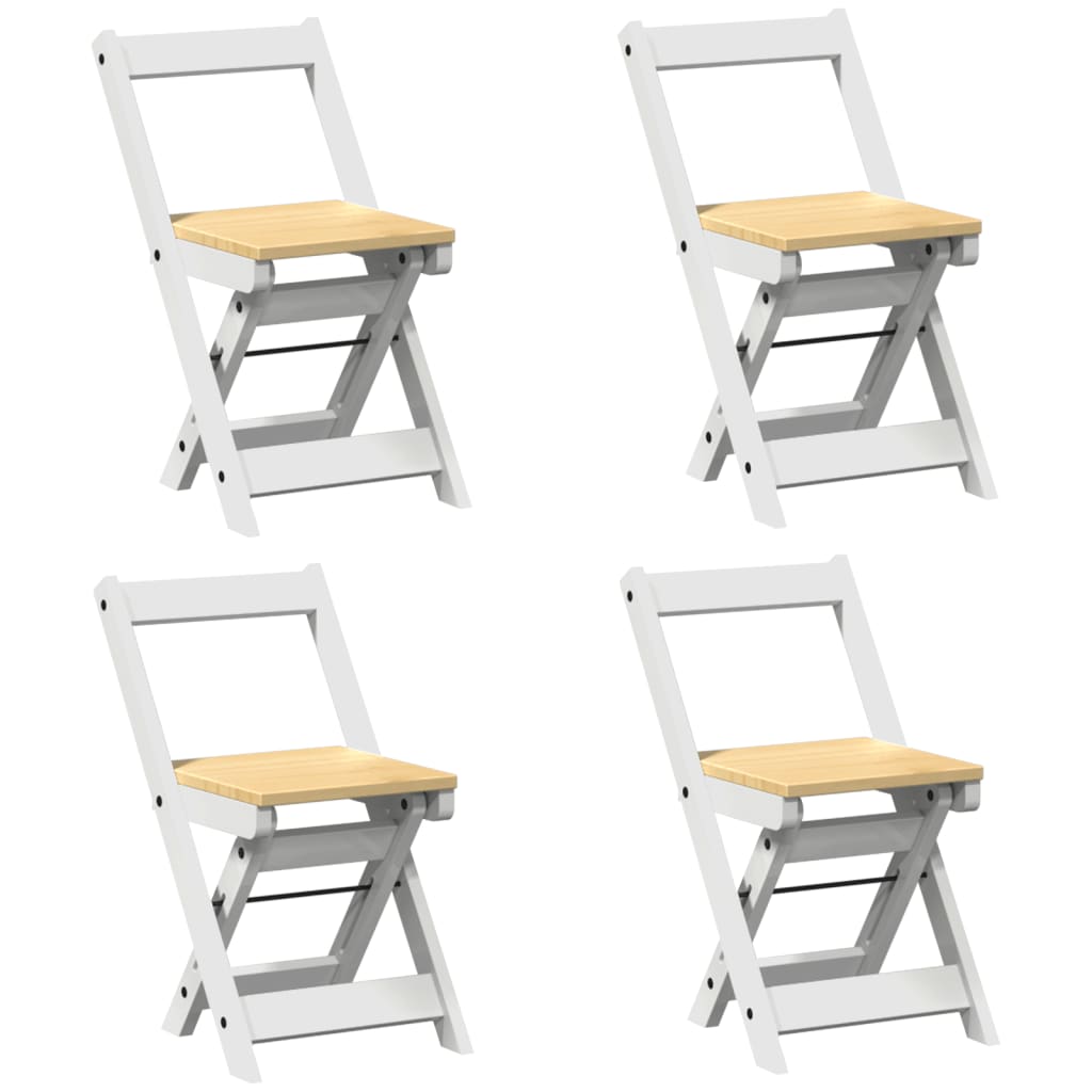 Set Mobilier Tip Fluture Corona, Pliabil 5 Piese Lemn Pin