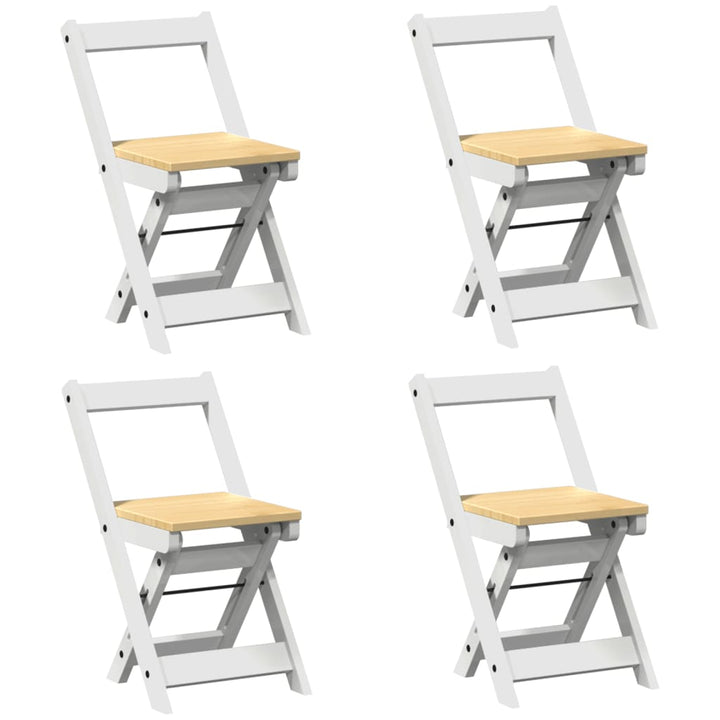 Set Mobilier Tip Fluture Corona, Pliabil 5 Piese Lemn Pin