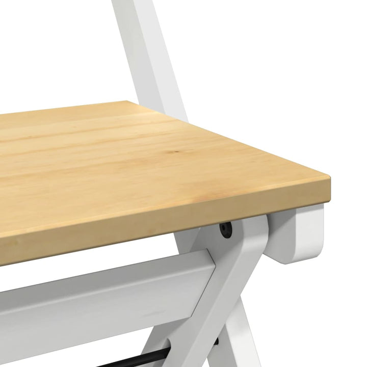 Set Mobilier Tip Fluture Corona, Pliabil 5 Piese Lemn Pin
