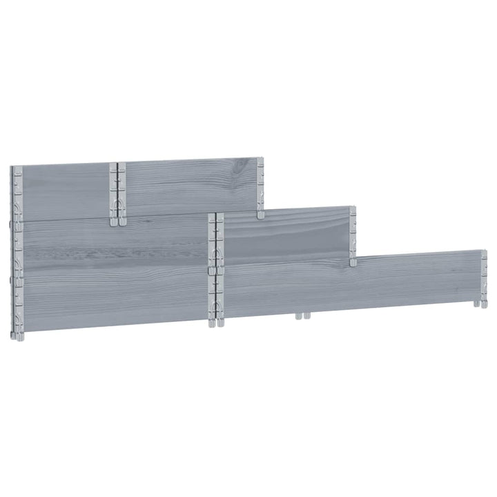 Strat Înălțat Cu 3 Niveluri, , 120X80 Cm, Lemn Masiv Pin