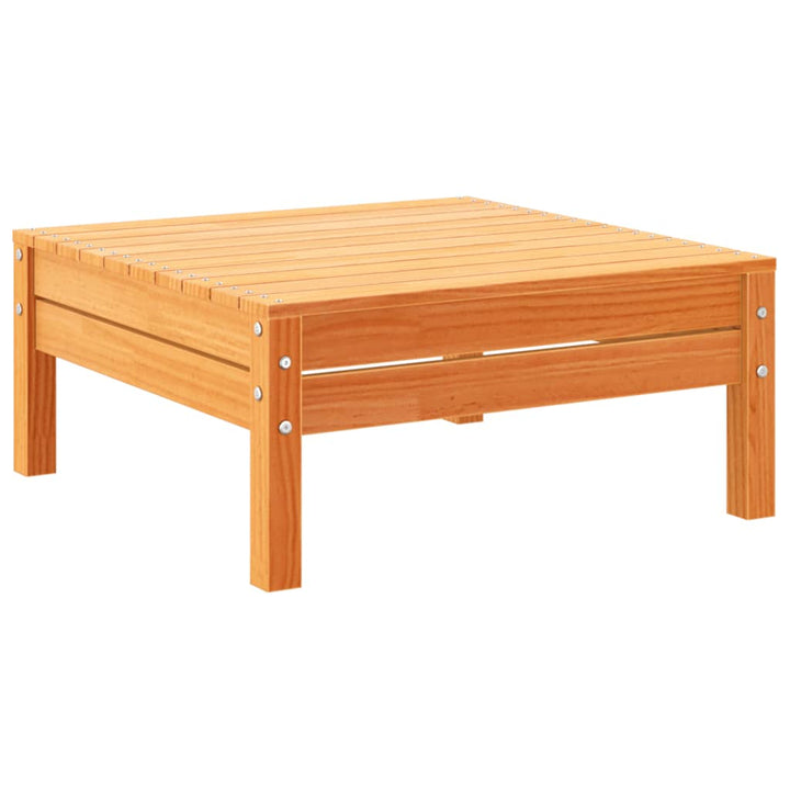 Set Canapele Grădină Cu Perne, 7 Piese, Maro, Lemn Masiv De Pin