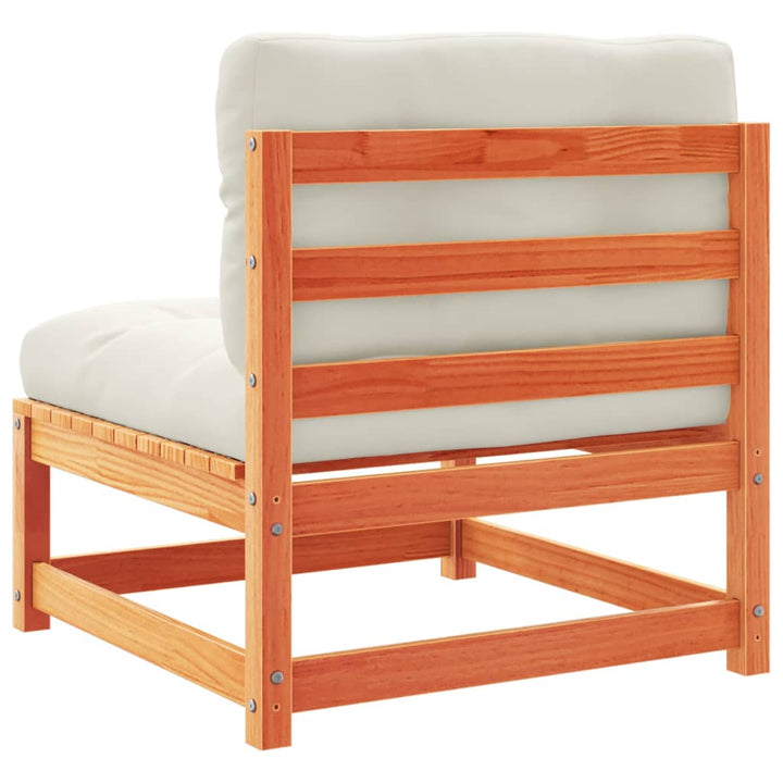 Set Mobilier De Grădină Cu Perne, 9 Piese, Lemn Masiv De Pin