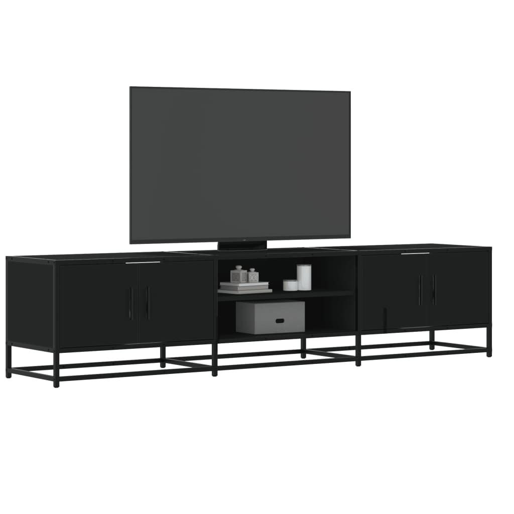 Dulap Tv, Stejar Maro, 160X35X41 Cm, Lemn Prelucrat Și Metal