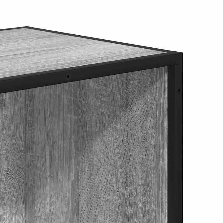Bibliotecă, Gri Sonoma, 60X35X170,5 Cm, Lemn Prelucrat