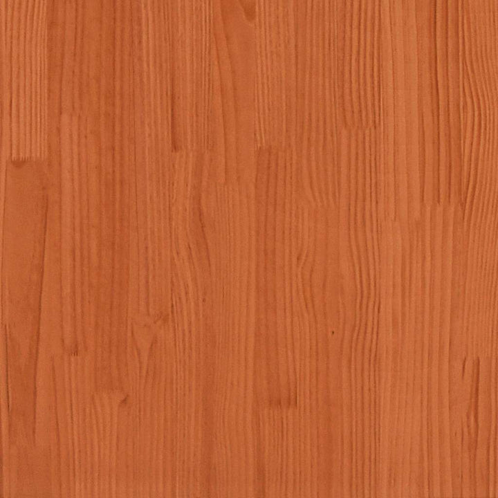 Pat Zi Cu Extensie/Sertare Maro Ceruit 90X200 Cm Lemn Masiv Pin