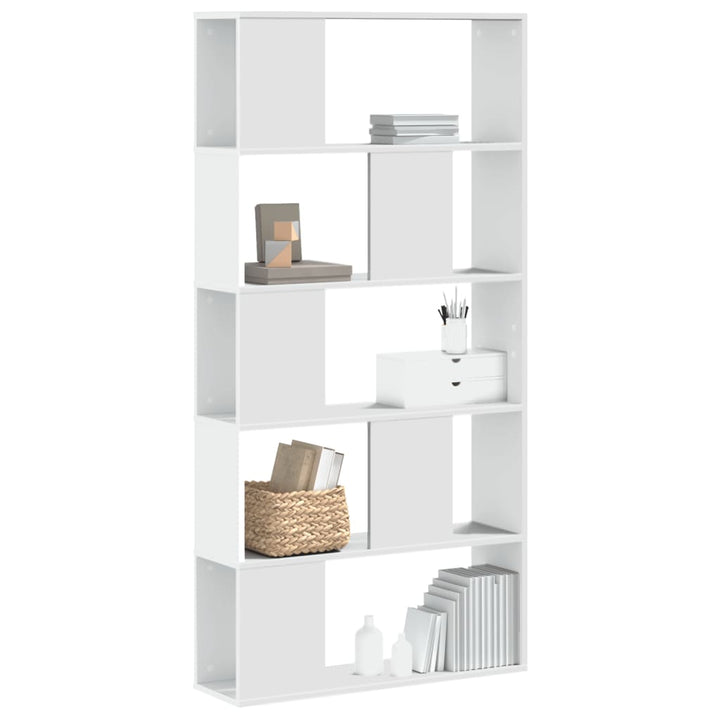 Bibliotecă Cu 5 Niveluri 80,5X23,5X162,5Cm Lemn Prelucrat