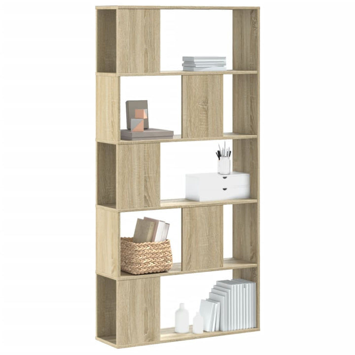 Bibliotecă Cu 5 Niveluri 80,5X23,5X162,5Cm Lemn Prelucrat