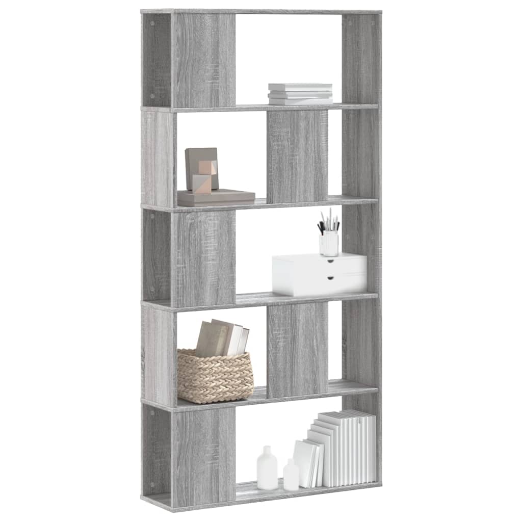 Bibliotecă Cu 5 Niveluri 80,5X23,5X162,5Cm Lemn Prelucrat