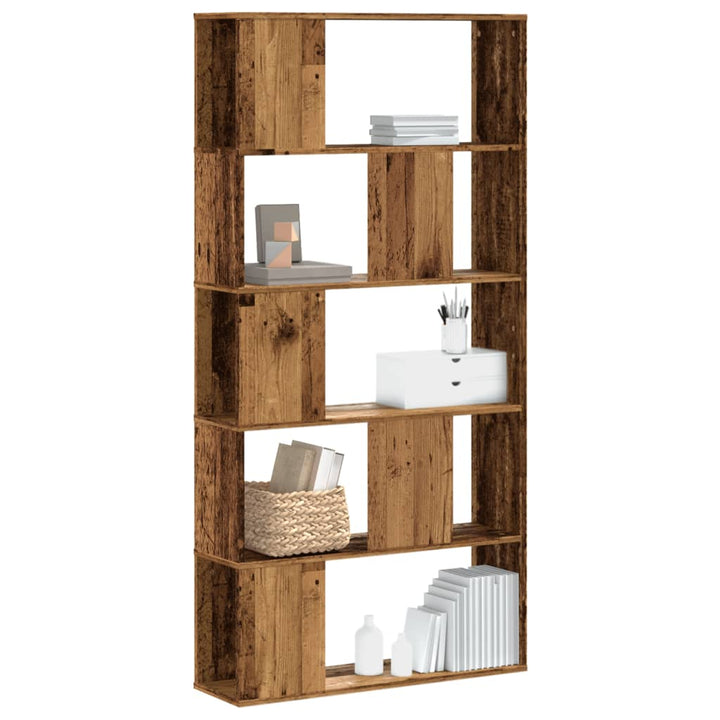 Bibliotecă Cu 5 Niveluri 80,5X23,5X162,5Cm Lemn Prelucrat
