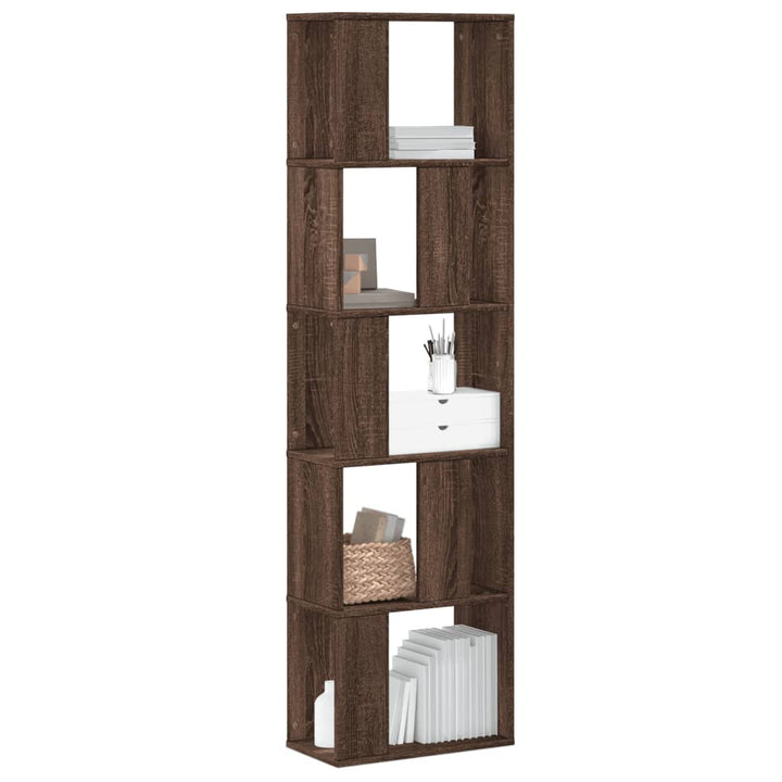 Bibliotecă Cu 5 Niveluri 80,5X23,5X162,5Cm Lemn Prelucrat