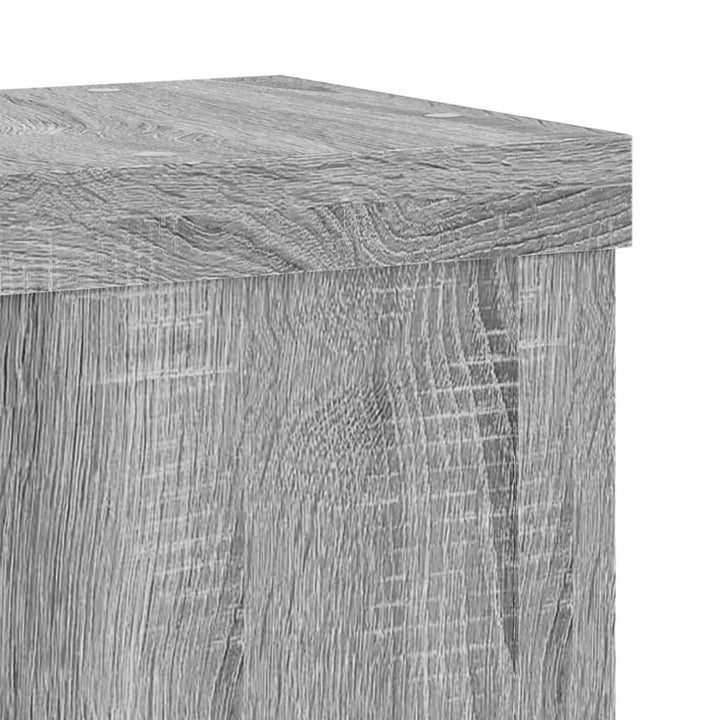 Suporturi De Plante 2 Buc. Gri Sonoma 10X10X18Cm Lemn Prelucrat