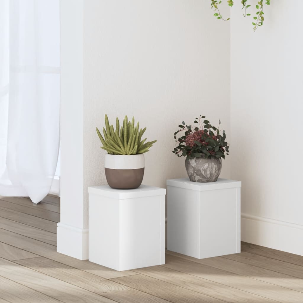 Suporturi De Plante 2 Buc. Gri Sonoma 10X10X18Cm Lemn Prelucrat