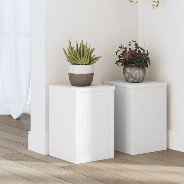 Suporturi De Plante 2 Buc. Gri Sonoma 10X10X18Cm Lemn Prelucrat