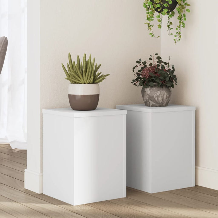 Suporturi De Plante 2 Buc. Gri Sonoma 10X10X18Cm Lemn Prelucrat