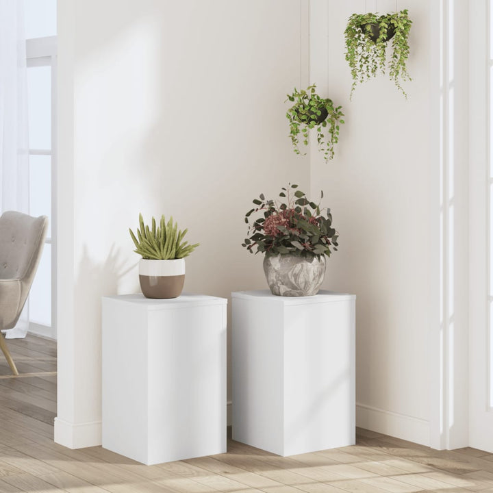 Suporturi De Plante 2 Buc. Gri Sonoma 10X10X18Cm Lemn Prelucrat