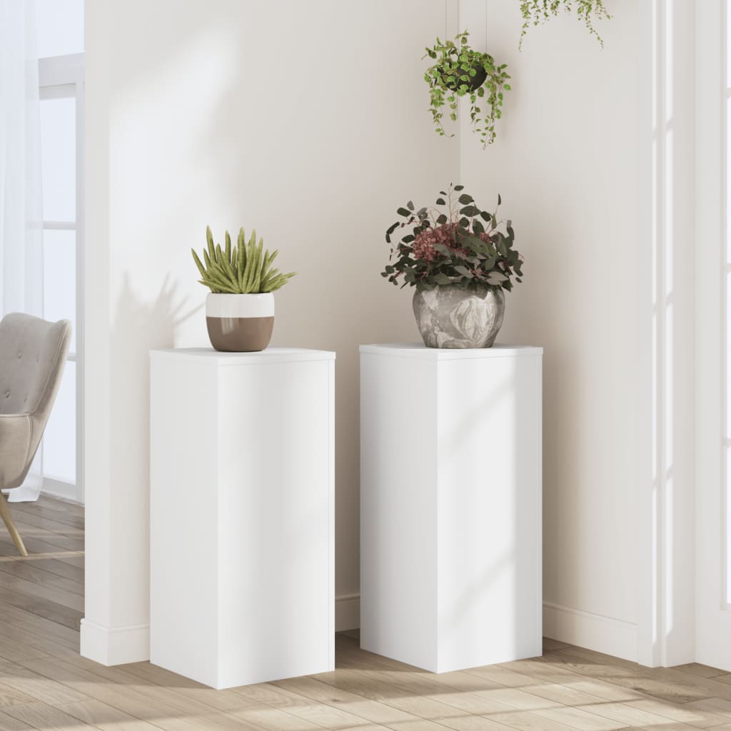Suporturi De Plante 2 Buc. Gri Sonoma 10X10X18Cm Lemn Prelucrat