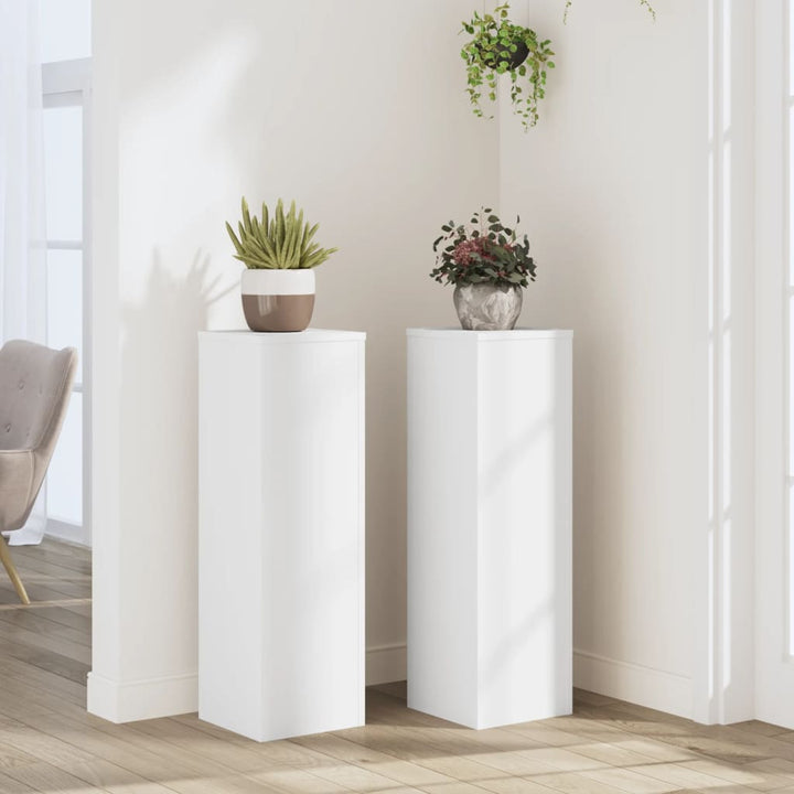 Suporturi De Plante 2 Buc. Gri Sonoma 10X10X18Cm Lemn Prelucrat