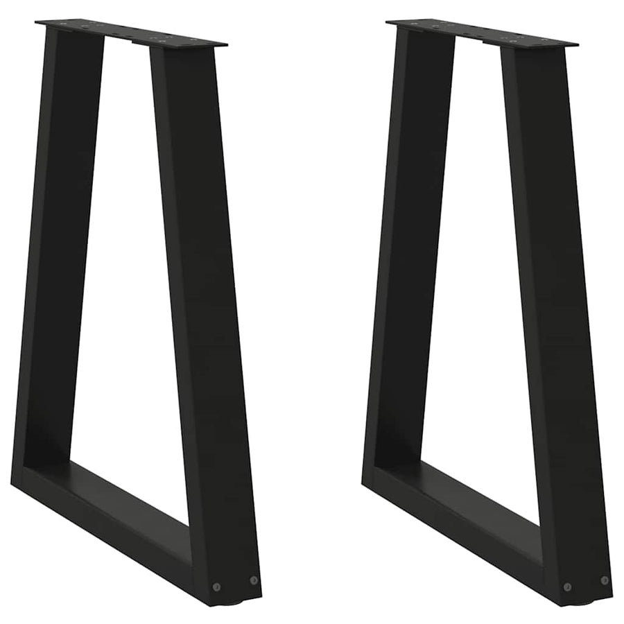 Picioare De Masă În Formă De V, 2 Buc., , 60X(72-73,3) Cm, Oțel