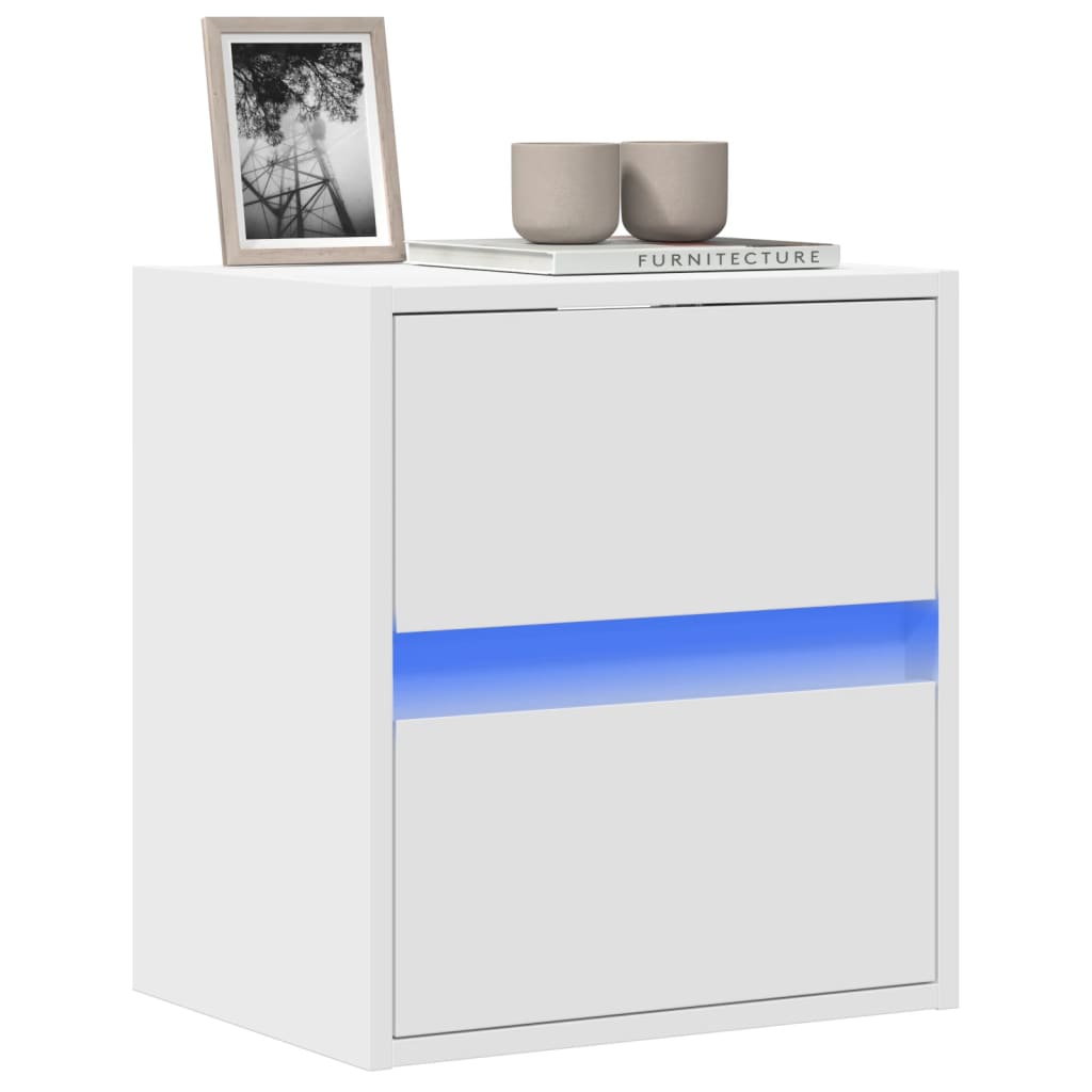 Comodă Tv De Perete Cu Lumini Led, , 180X31X45 Cm