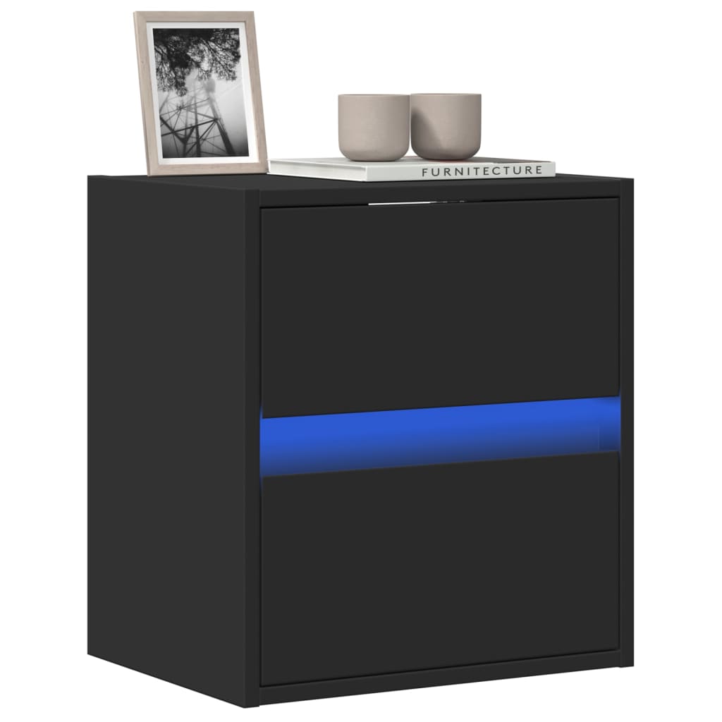 Comodă Tv De Perete Cu Lumini Led, , 180X31X45 Cm