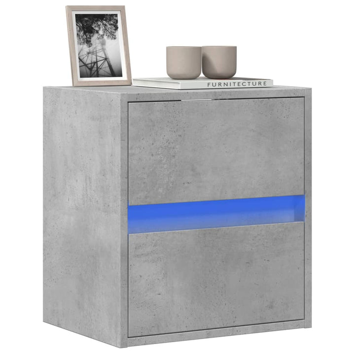 Comodă Tv De Perete Cu Lumini Led, , 180X31X45 Cm