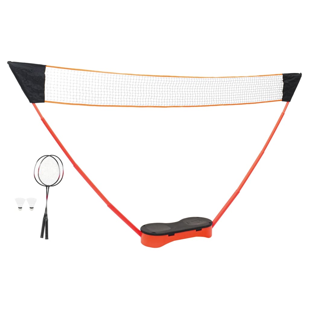 Set Badminton 2 Rachete/Plasă/Cutie De Depozitare 292X30X152 Cm
