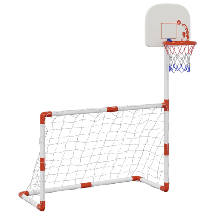 Set Fotbal Și Baschet Pentru Copii Cu Mingi, 98X50X70 Cm