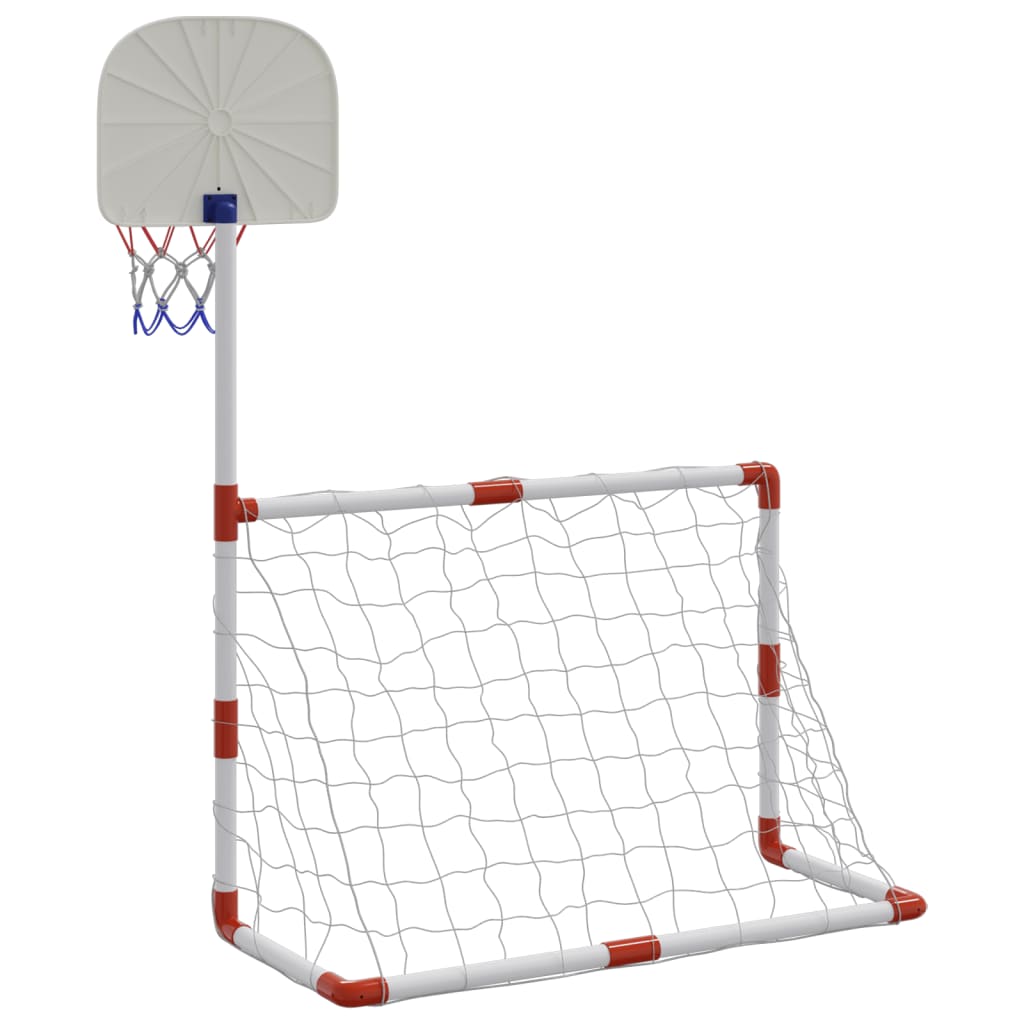 Set Fotbal Și Baschet Pentru Copii Cu Mingi, 98X50X70 Cm