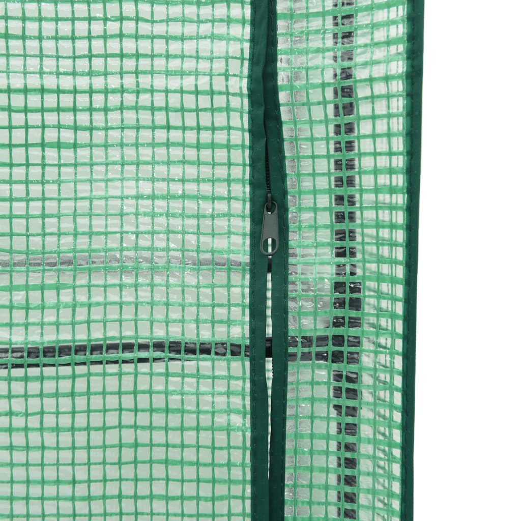 Strat Înălțat Cu Husă Și Roți, Aspect Ratan, 80X50X182 Cm
